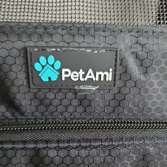 PetAmi Black Pet Carrier - Backpack - Picture 2 of 14